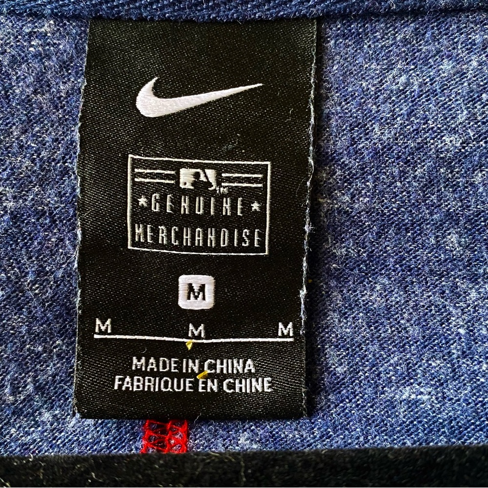 Nike Women's Blue Hoodie with Red Accents Sz M - Picture 9 of 14
